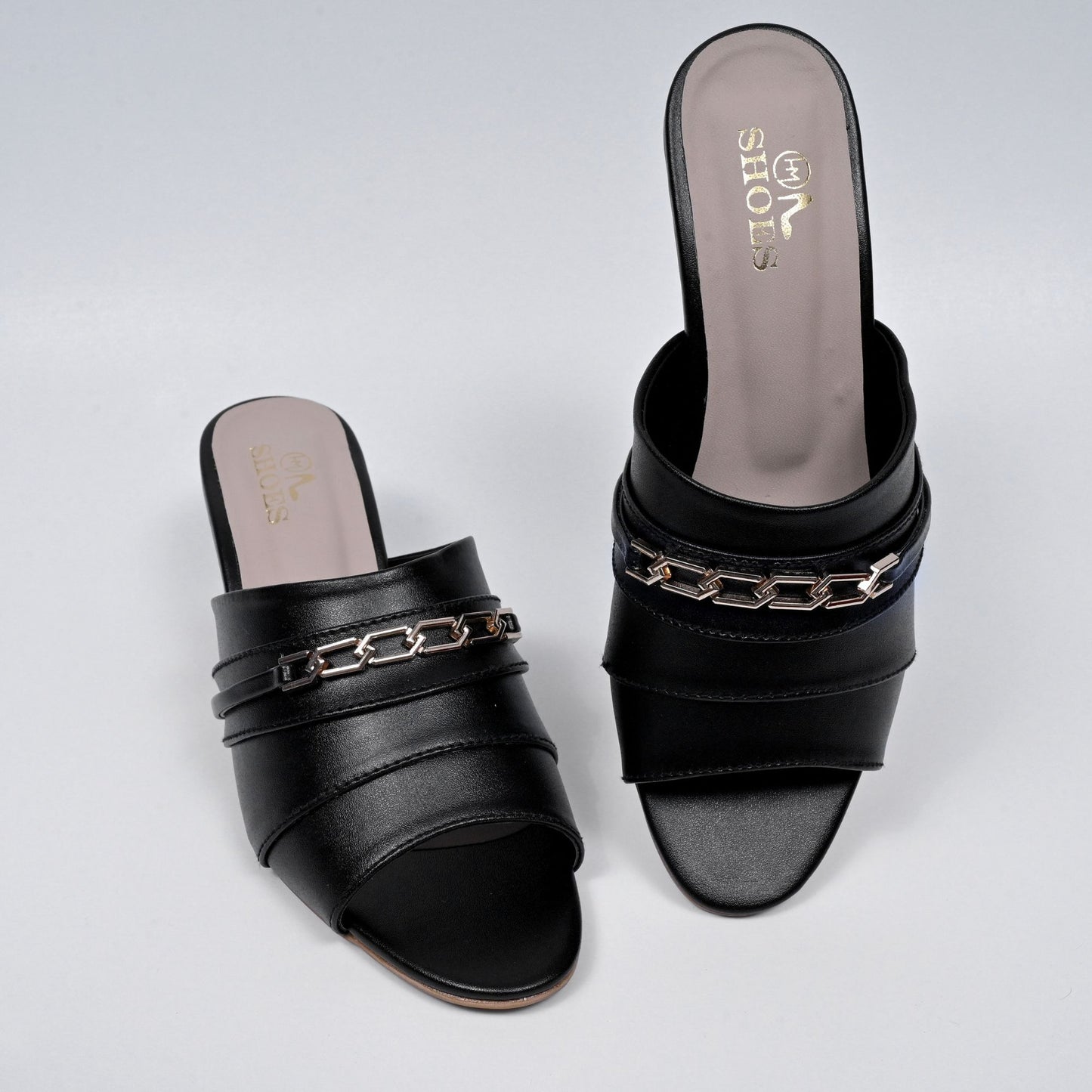 block heels black