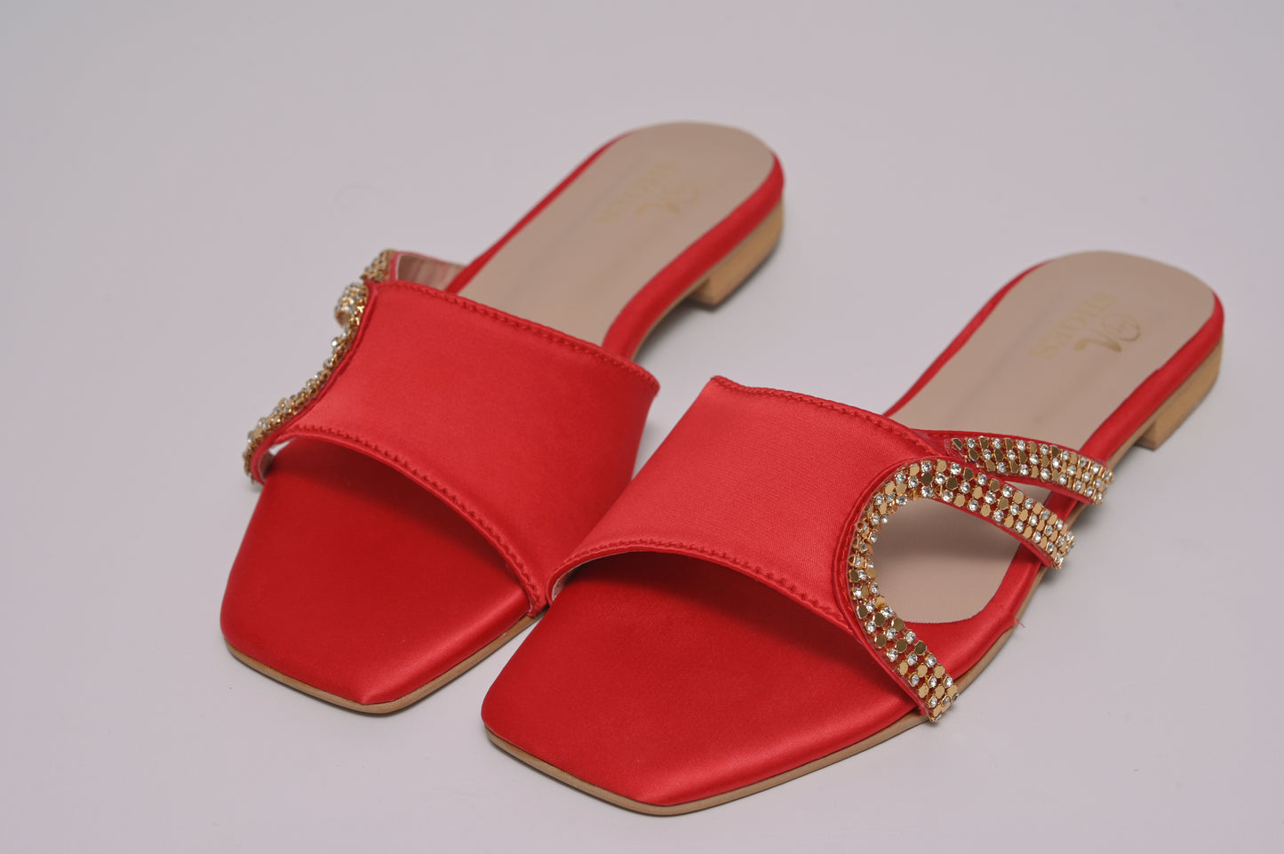 461 red ngina slippers