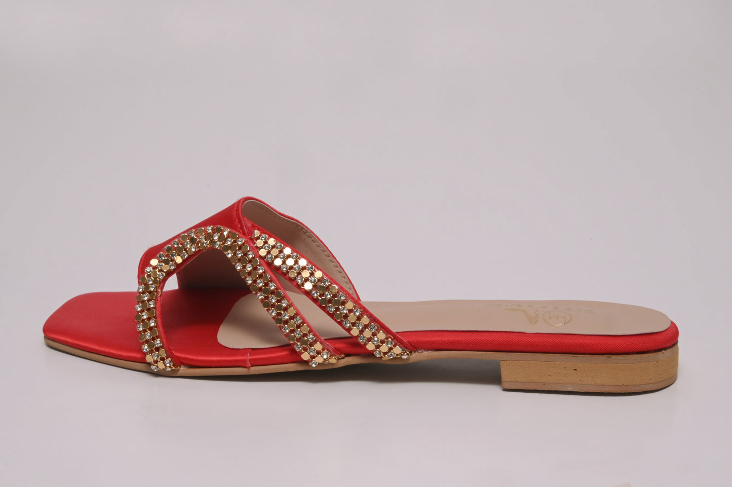 461 red ngina slippers