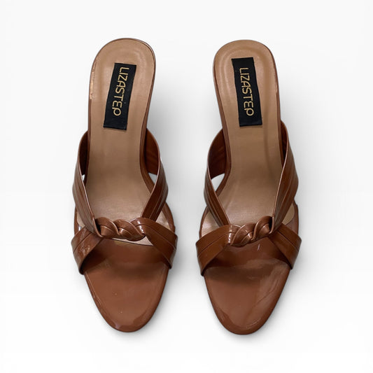 Luxury Knot Heels - brown