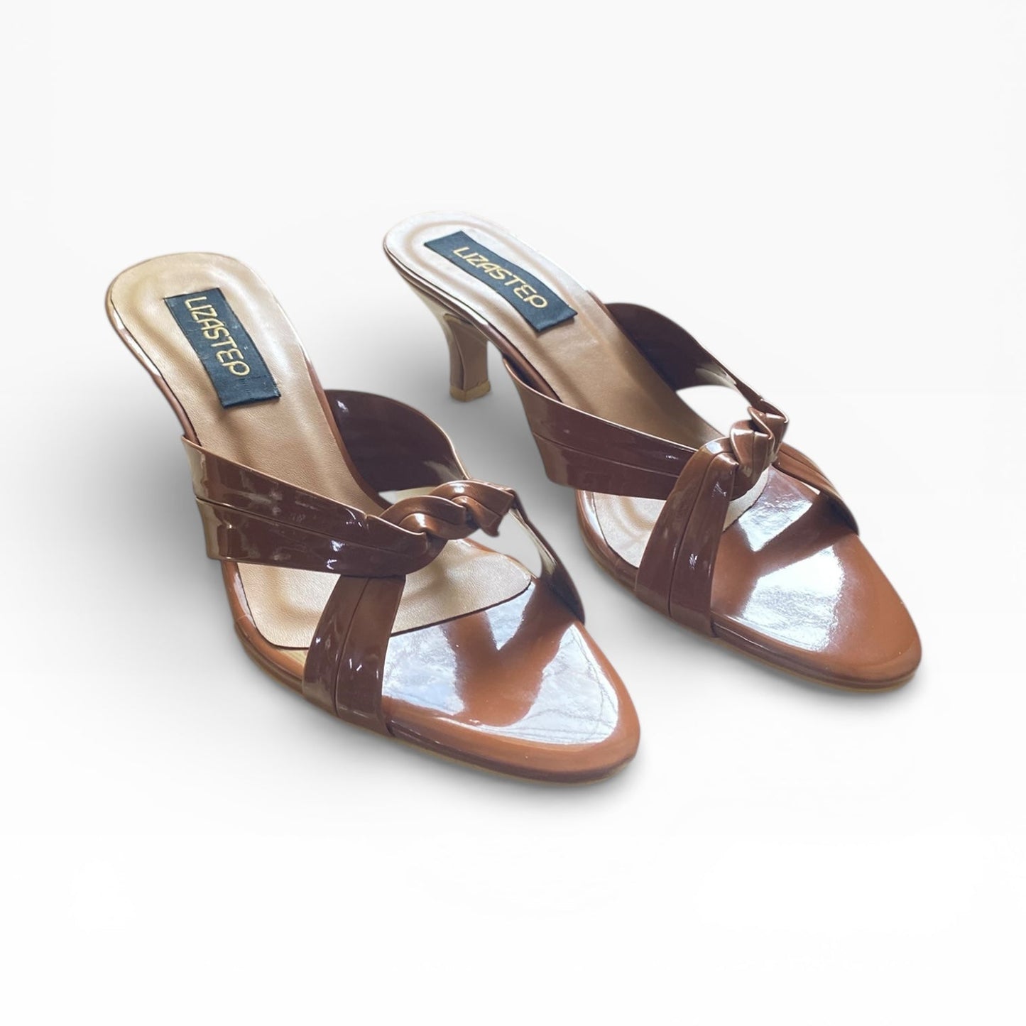 Luxury Knot Heels - brown