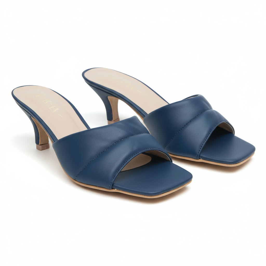 softy heel navy blue